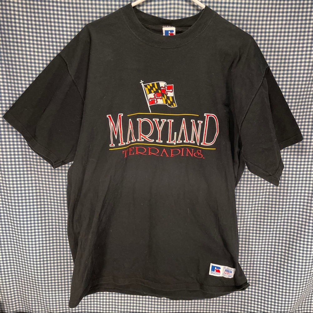 Vintage Russell Made in USA Maryland Terrapins